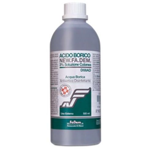 ACIDO BORICO NEW F*3% FL 500ML - Speedyfarma.it
