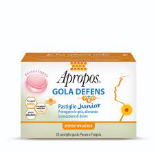 APROPOS GOLA DEFENS PRO 20 PASTIGLIE JUNIOR PANNA FRAGOLA - Speedyfarma.it