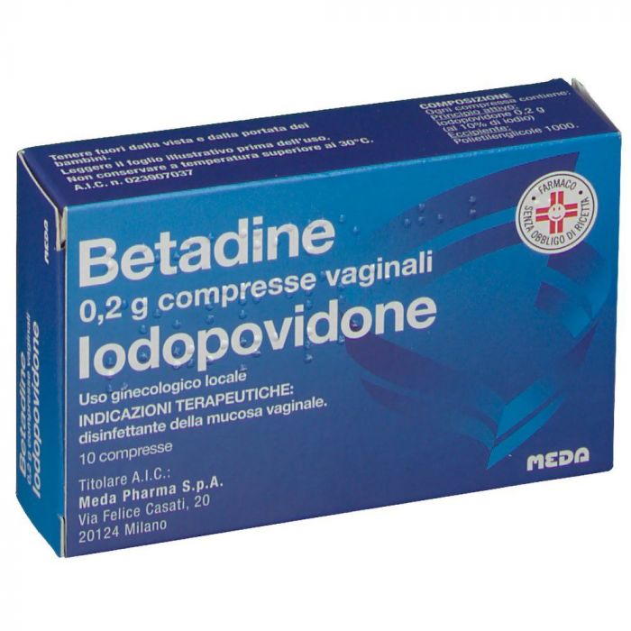 BETADINE*10CPR VAG 200MG - Speedyfarma.it