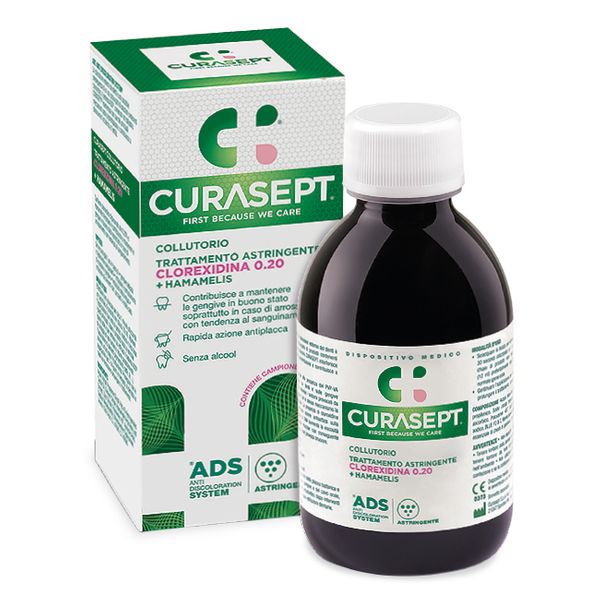 CURASEPT COLLUTORIO ADS DNA TRATTAMENTO ASTRINGENTE 200 ML + CAMPIONE OMAGGIO DENTIFRICIO ASTRINGENTE 6 ML - Speedyfarma.it