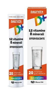 MASSIGEN DAILYVIT 12 VITAMINE 8 MINERALI EFFERVESCENTE 20 COMPRESSE - Speedyfarma.it
