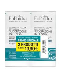 EUPHIDRA DEO ROLL-ON SENZA PROFUMO ABBINATA 2 PEZZI DA 50 ML - Speedyfarma.it