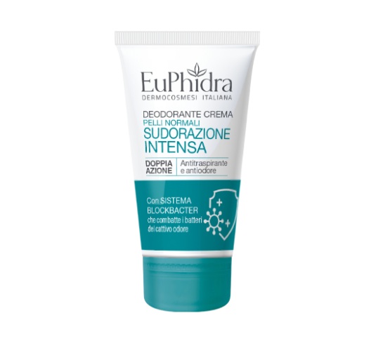 EUPHIDRA DEODORANTE CREMA PELLI NORMALI SUDORAZIONE INTENSA 40 ML - Speedyfarma.it