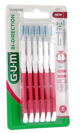 GUM BI-DIRECTION SCOVOLINI PUNTA FINE 2614 6 PEZZI - Speedyfarma.it