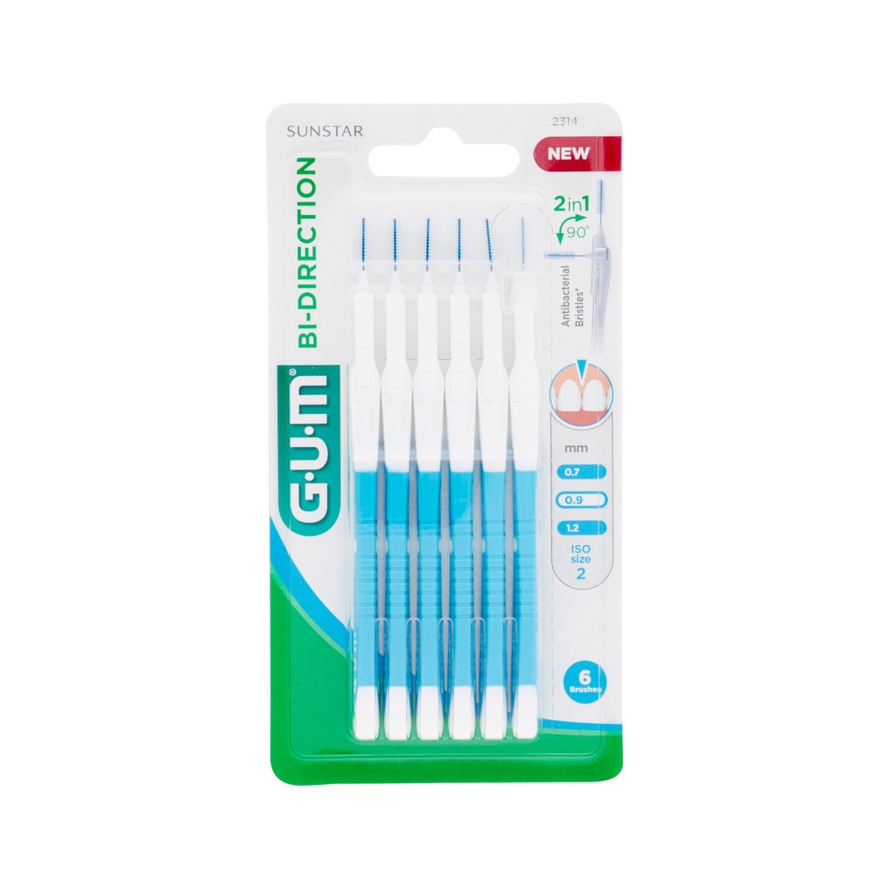 GUM BI-DIRECTION SCOVOLINI PUNTA MICROFINE 2314 6 PEZZI - Speedyfarma.it