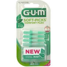 GUM SOFT PICK COMFORT FLEX COOL MINT REGULAR SCOVOLINI 40 PEZZI - Speedyfarma.it