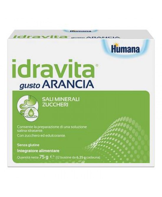 IDRAVITA GUSTO ARANCIA 12 BUSTINE DA 6,25 G - Speedyfarma.it