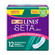 LINES SETA ULTRA ASSORBENTI ANATOMICO DWCT 12 PEZZI - Speedyfarma.it