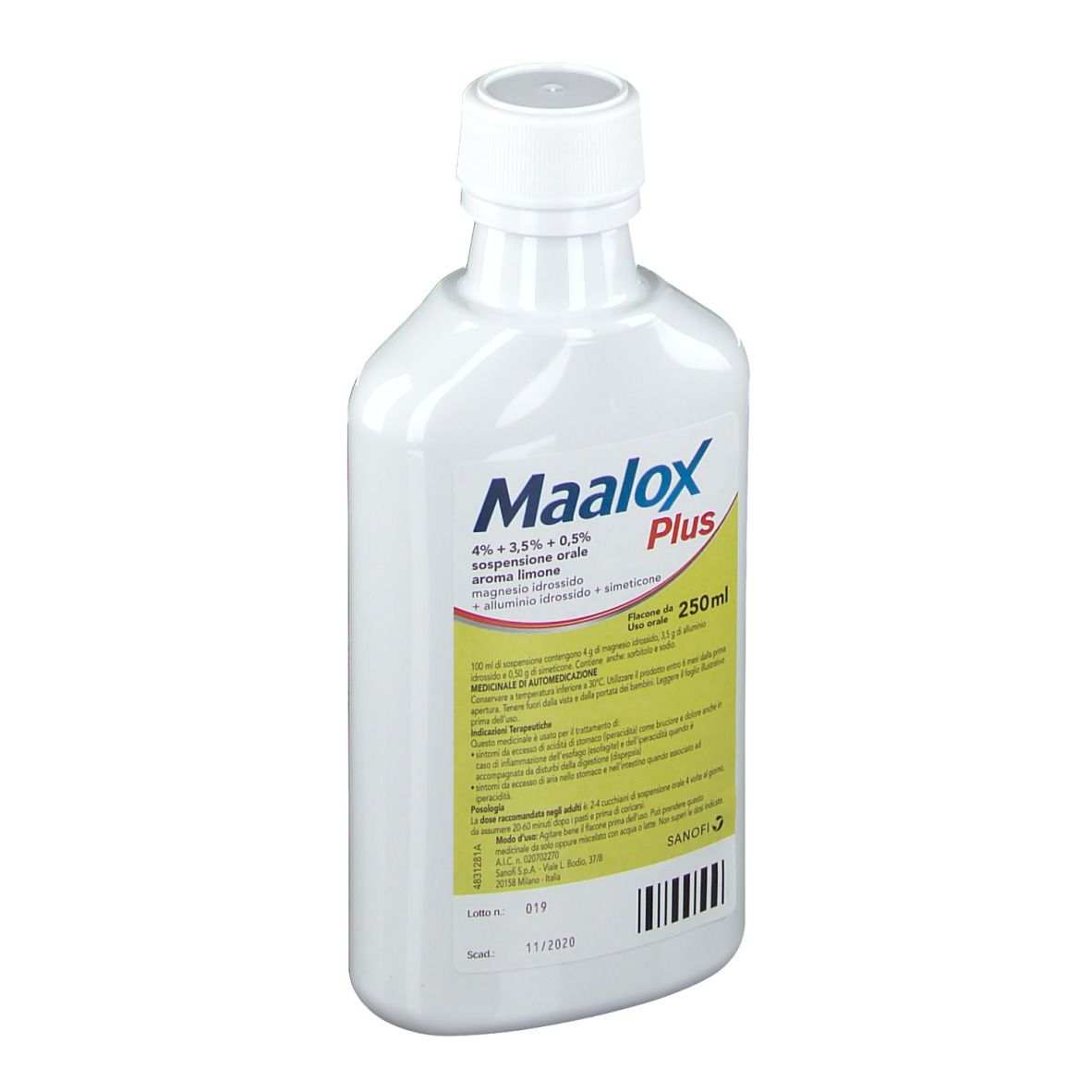 MAALOX PLUS*OS SOSP 4+3,5+0,5% - Speedyfarma.it
