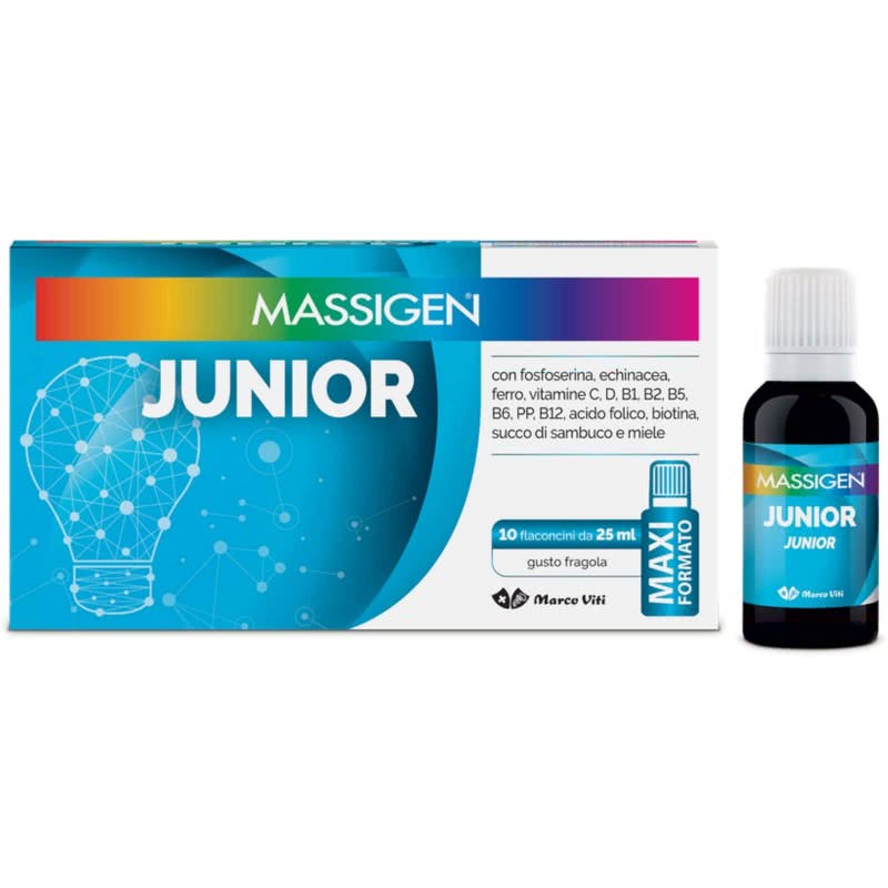 MASSIGEN JUNIOR 10 FLACONI DA 25 ML - Speedyfarma.it
