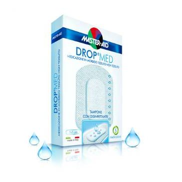 MEDICAZIONE COMPRESSA AUTOADESIVA DERMOATTIVA IPOALLERGENICA AERATA MASTER-AID DROP MED 10,5X18 5 PEZZI - Speedyfarma.it