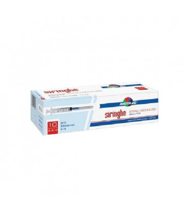 SIRINGA IPODERMICA MEDIPRESTERIL AGO 23 GAUGE 1 1/4 0,5X30MM 5 ML 10 PEZZI - Speedyfarma.it