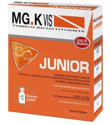 MGK VIS TONICO RICOSTITUENTE JUNIOR 10 FLACONCINI DA 10 ML - Speedyfarma.it