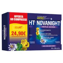 NOVANIGHT TRIPLA AZIONE SONNO RIGENERANTE 60 COMPRESSE - Speedyfarma.it