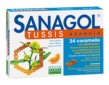 SANAGOL TUSSIS ARANCIA 24 CARAMELLE  - Speedyfarma.it