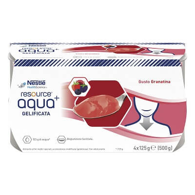 RESOURCE AQUA ACQUA GELIFICATA+GRENADA CUP 6 4X125 G - Speedyfarma.it