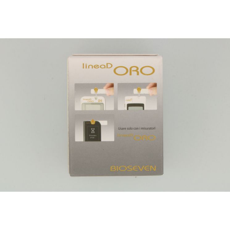 STRISCE MISURAZIONE GLICEMIA LINEA D ORO 25 PEZZI  - Speedyfarma.it