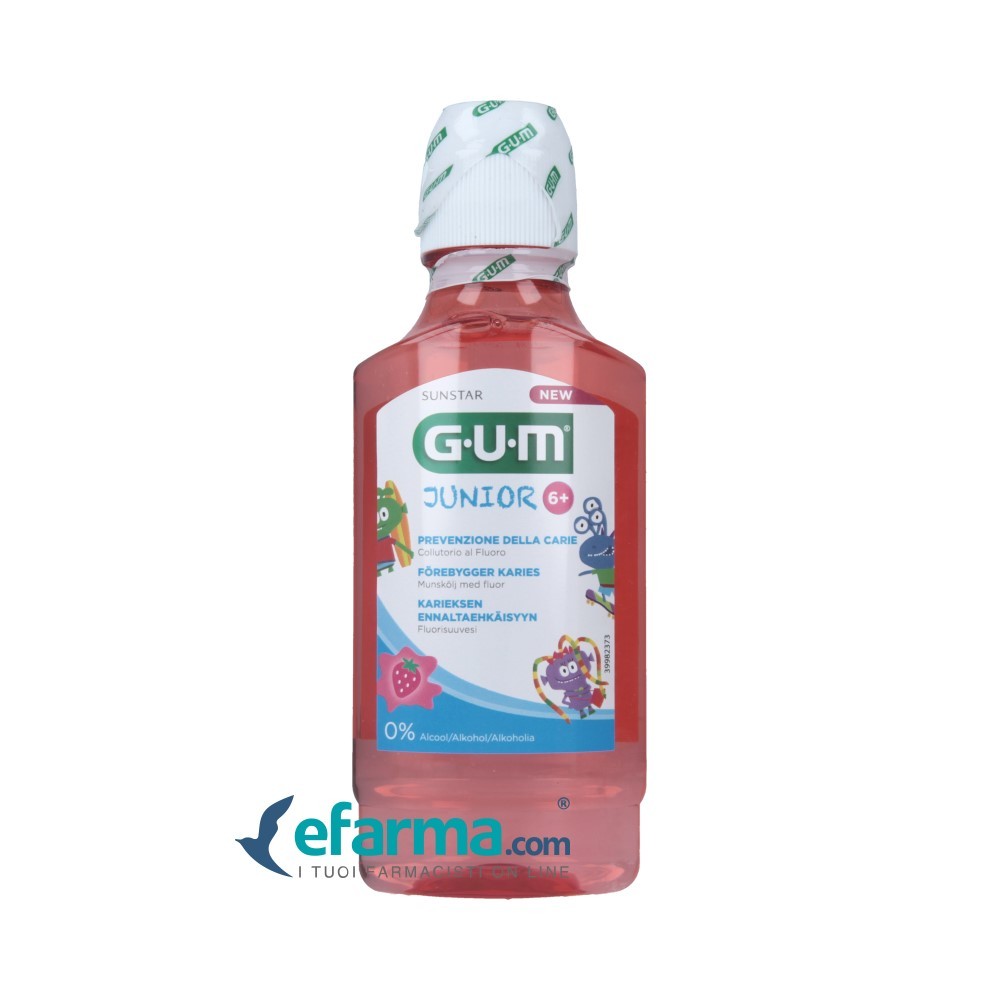 GUM JUNIOR MONSTER COLLUT300ML - Speedyfarma.it