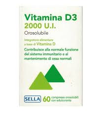 VITAMINA D3 2000UI OROSOLUBILE 60 COMPRESSE - Speedyfarma.it