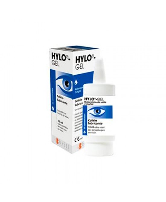 HYLO-GEL COLLIRIO LUBRIFICANTE ACIDO IALURONICO 0,2% 10 ML - Speedyfarma.it