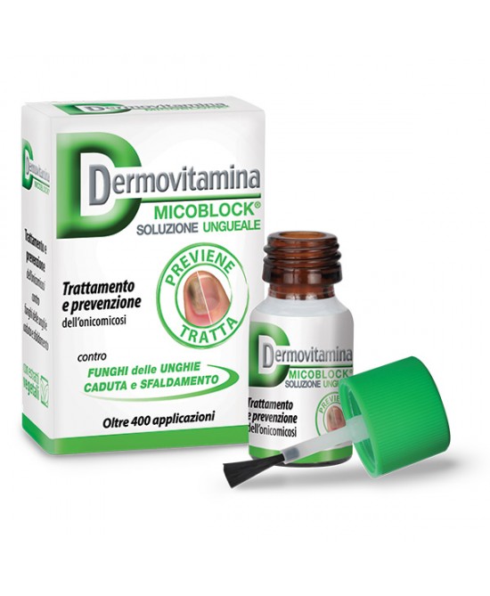 DERMOVITAMINA MICOBLOCK 3 IN 1 ONICOMICOSI SOLUZIONE UNGUEALE 7 ML - Speedyfarma.it