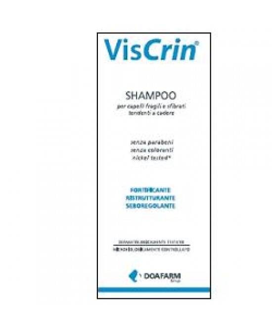 VISCRIN SHAMPOO CAPELLI FRAGILI E SFIBRATI TENDENTI A CADERE 200 ML - Speedyfarma.it
