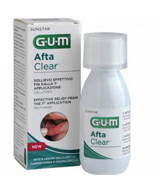 GUM AFTACLEAR RINSE 120 ML COLLUTORIO  - Speedyfarma.it