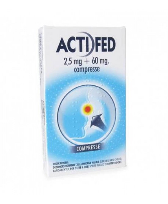 ACTIFED*12CPR 2,5MG+60MG - Speedyfarma.it