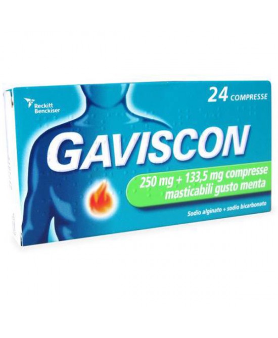GAVISCON*24CPR MENT250+133,5MG - Speedyfarma.it