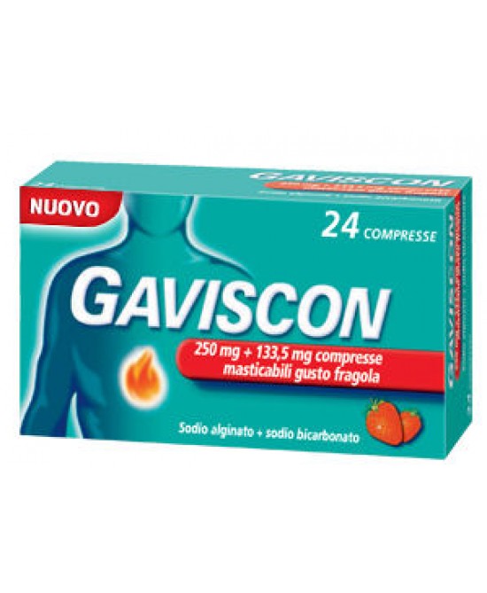 GAVISCON*24CPR FRAG250+133,5MG - Speedyfarma.it
