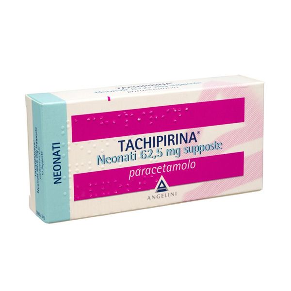 TACHIPIRINA*NEO 10SUPP 62,5MG - Speedyfarma.it