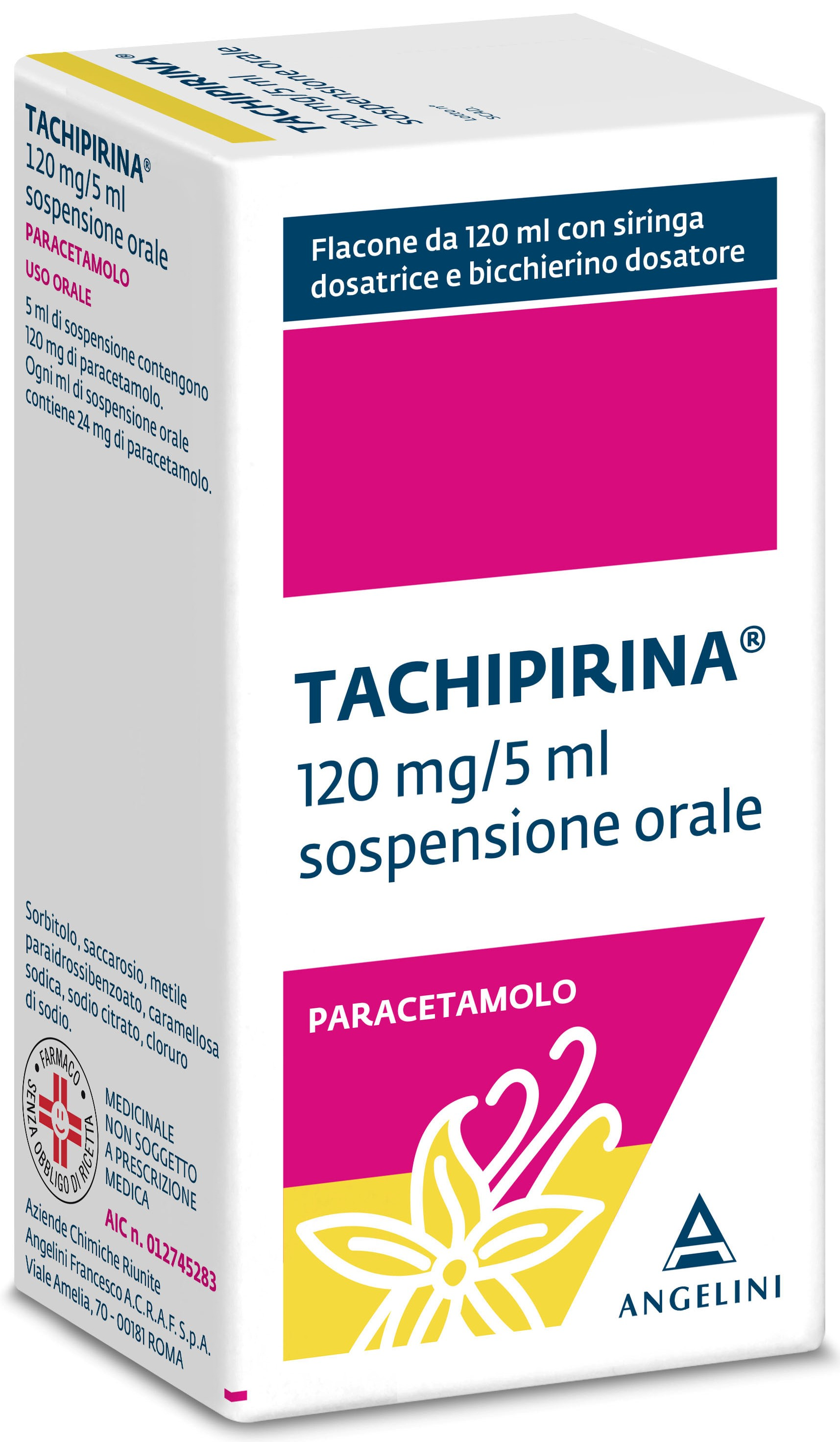 TACHIPIRINA*SOSP 120ML VAN/CAR - Speedyfarma.it