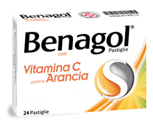BENAGOL VIT C*24PAST ARANCIA - Speedyfarma.it