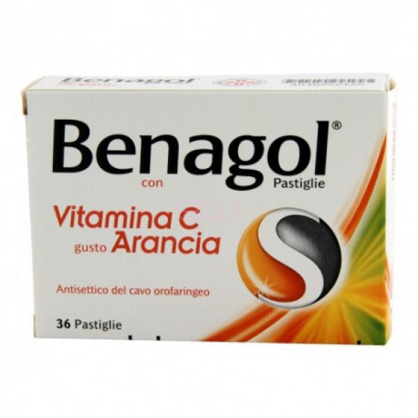 BENAGOL VIT C*36PAST ARANCIA - Speedyfarma.it