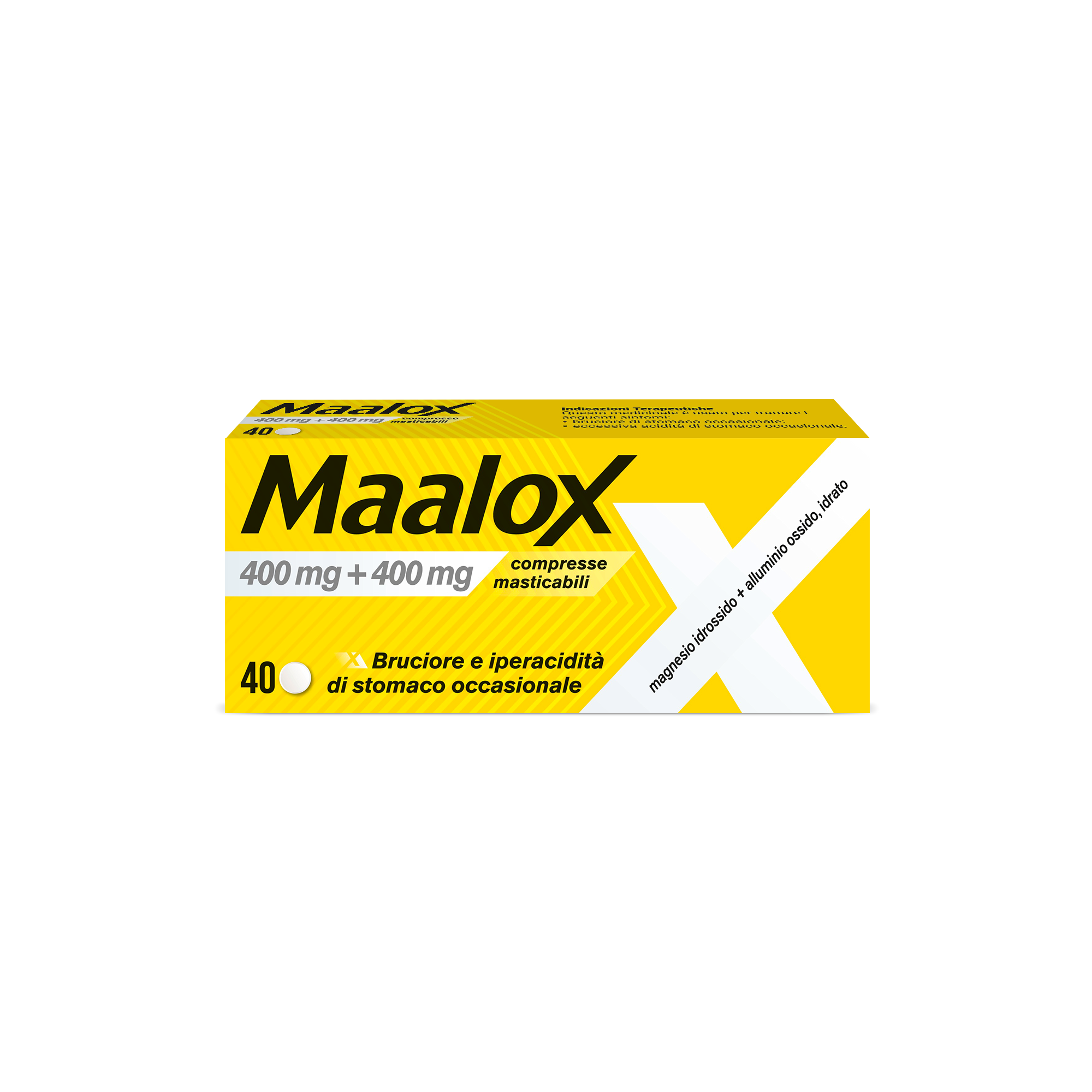 MAALOX*40CPR MAST 400MG+400MG - Speedyfarma.it