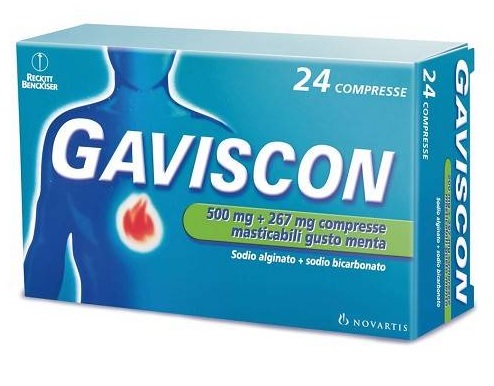 GAVISCON*24CPR MENTA 500+267MG - Speedyfarma.it
