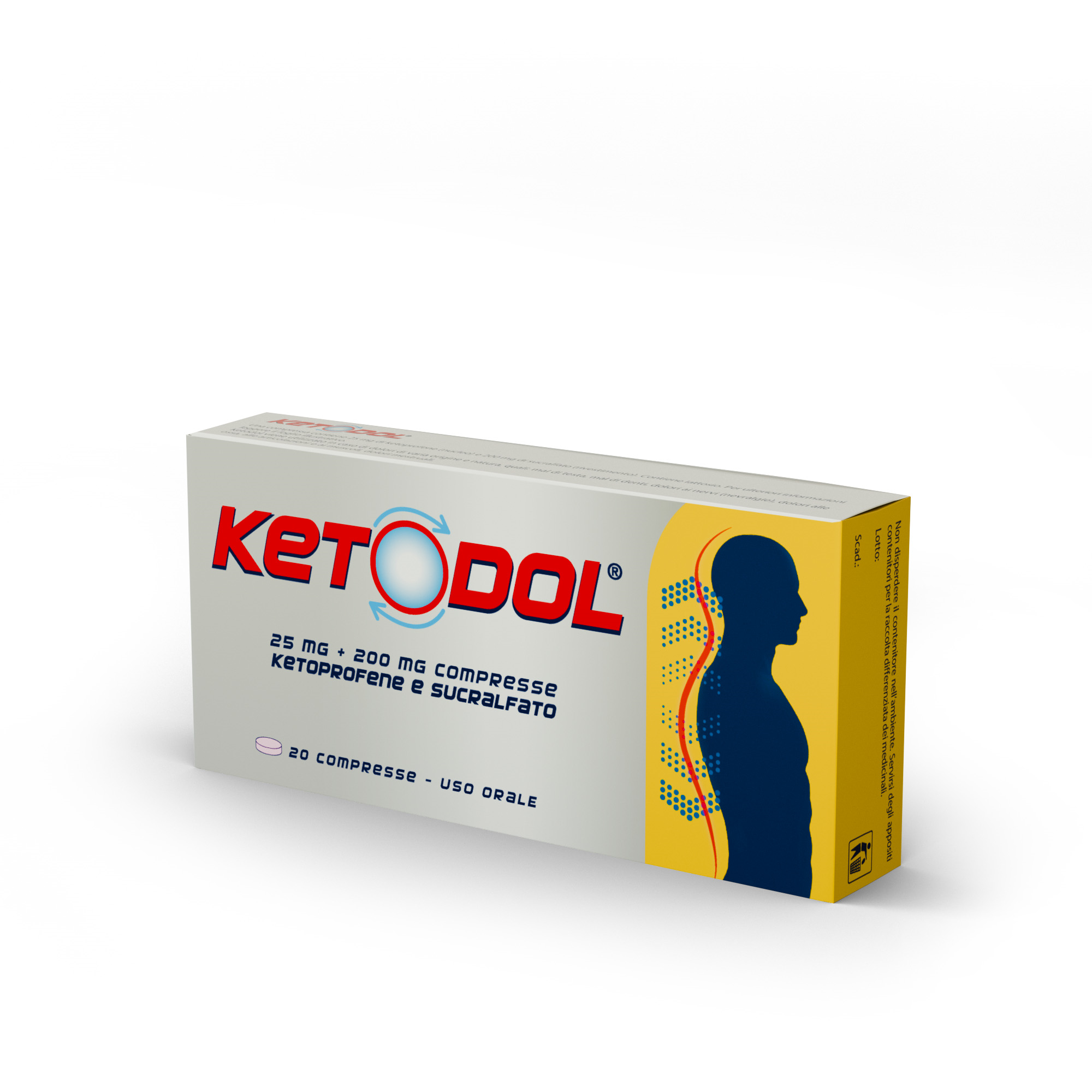 KETODOL*20CPR 25MG+200MG - Speedyfarma.it