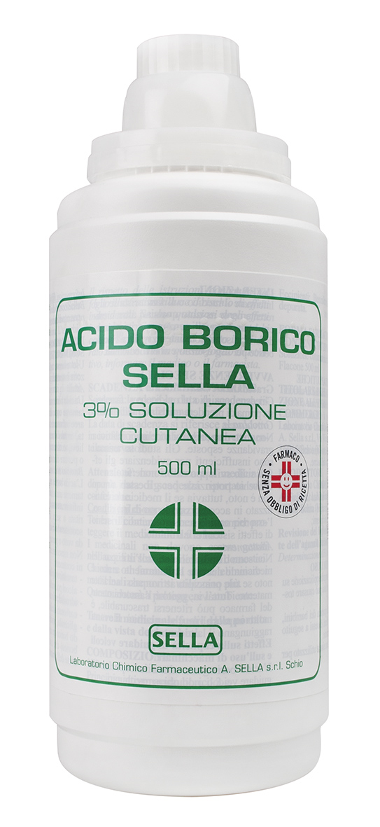 ACIDO BORICO SELLA*3% 500ML - Speedyfarma.it
