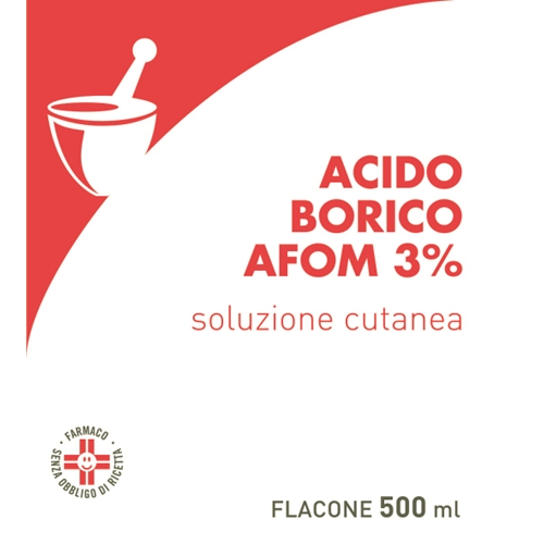 ACIDO BORICO AFOM*3% 500ML - Speedyfarma.it
