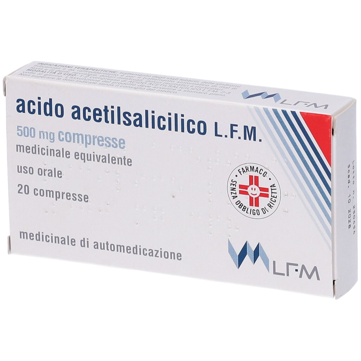 ACIDO ACETILSALIC LFM*20CPR500 - Speedyfarma.it