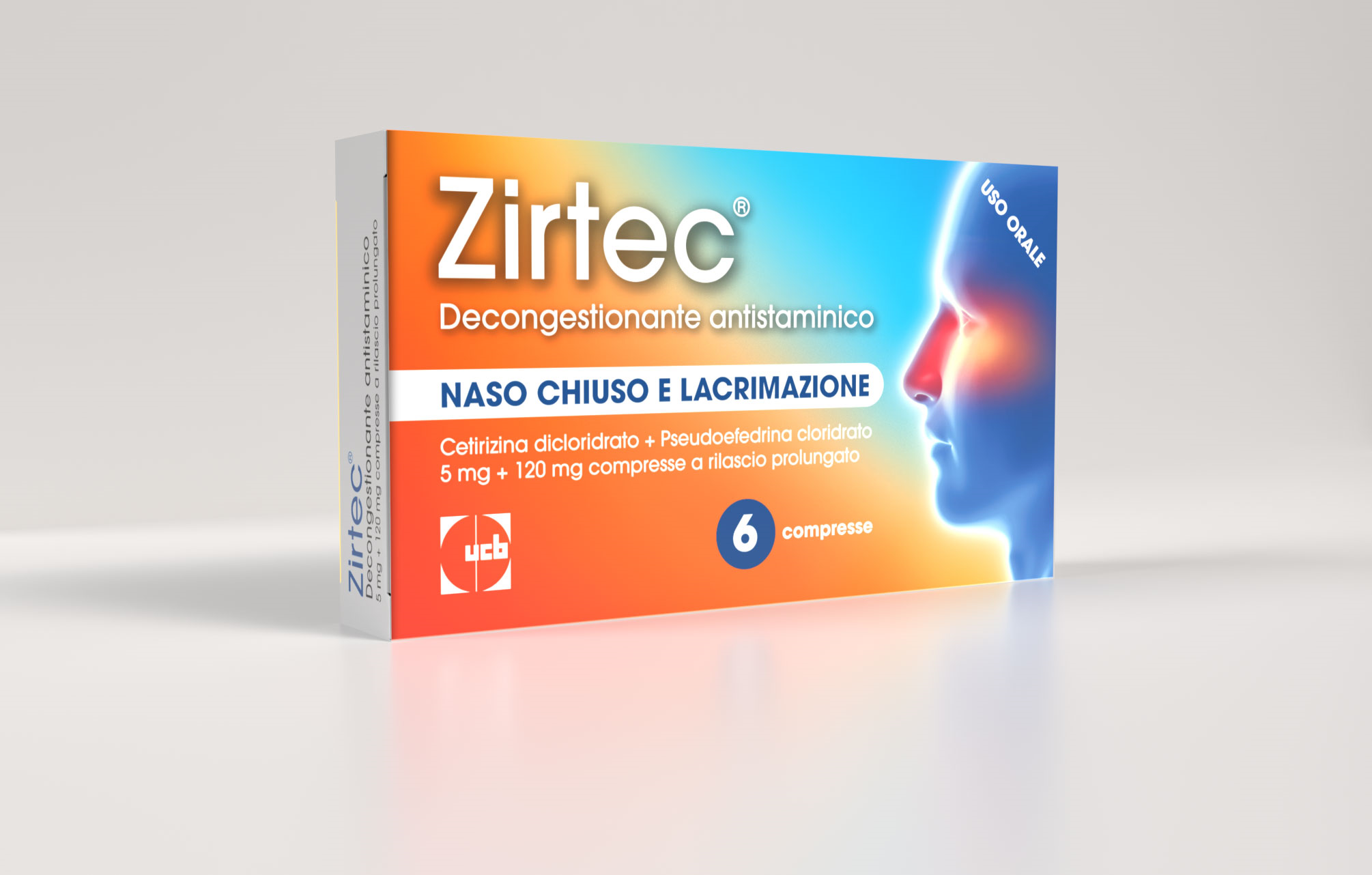 ZIRTEC DECONG ANT*6CPR 5+120MG - Speedyfarma.it