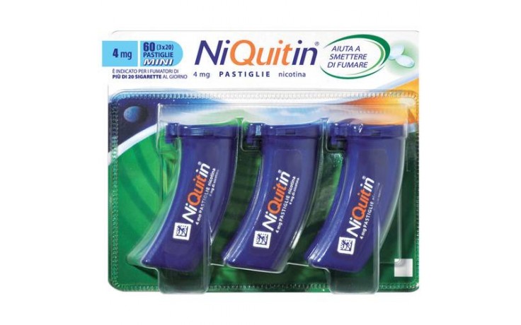 NIQUITIN*60PASTL 4MG MENTA FL - Speedyfarma.it