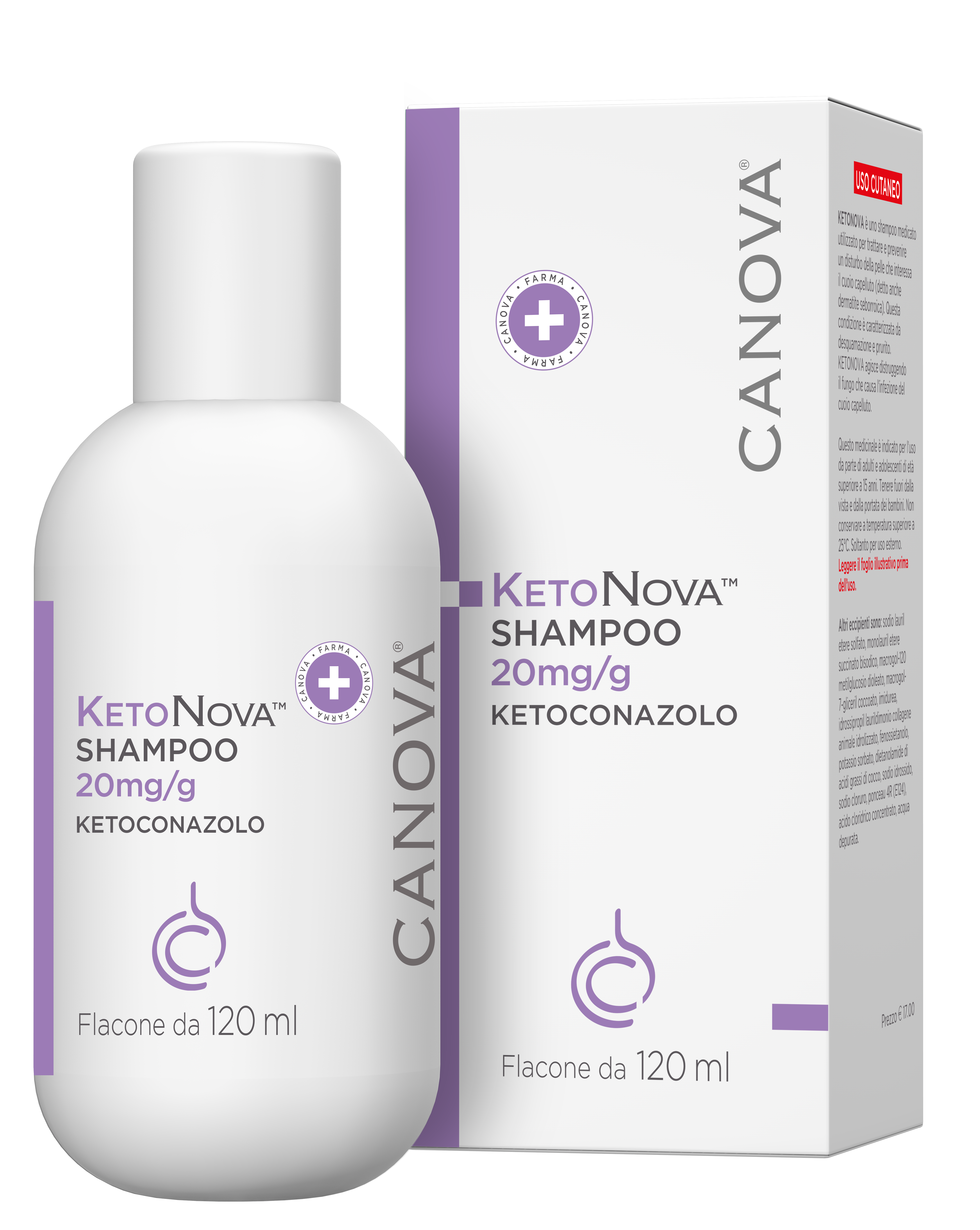 KETONOVA*SHAMPOO 120ML 20MG/G - Speedyfarma.it