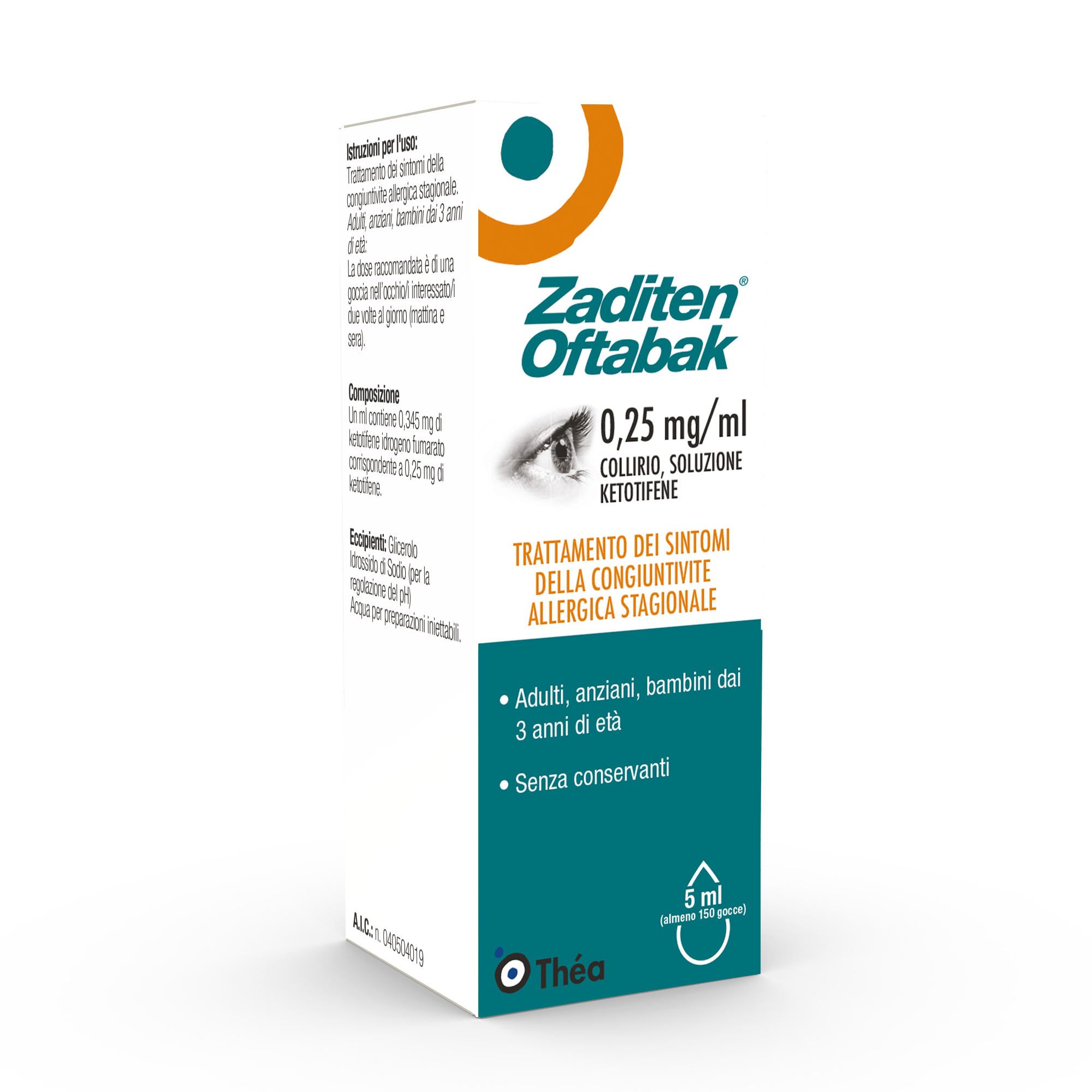 ZADITEN OFTABAK*COLLIRIO FL5ML - Speedyfarma.it