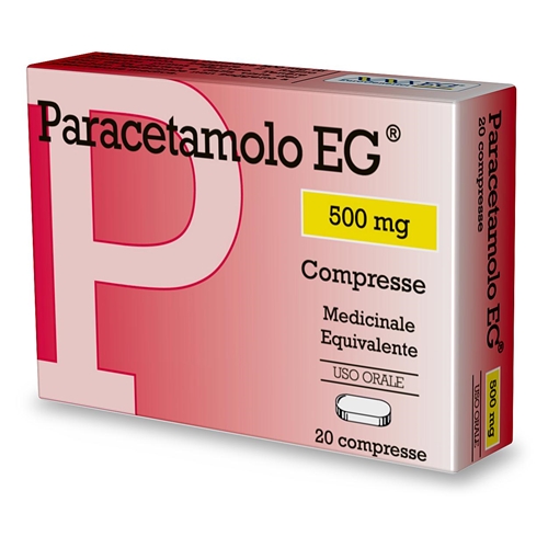 PARACETAMOLO EG*20CPR 500MG - Speedyfarma.it