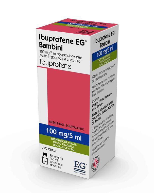 IBUPROFENE EG*FL 150ML FRAGOLA - Speedyfarma.it