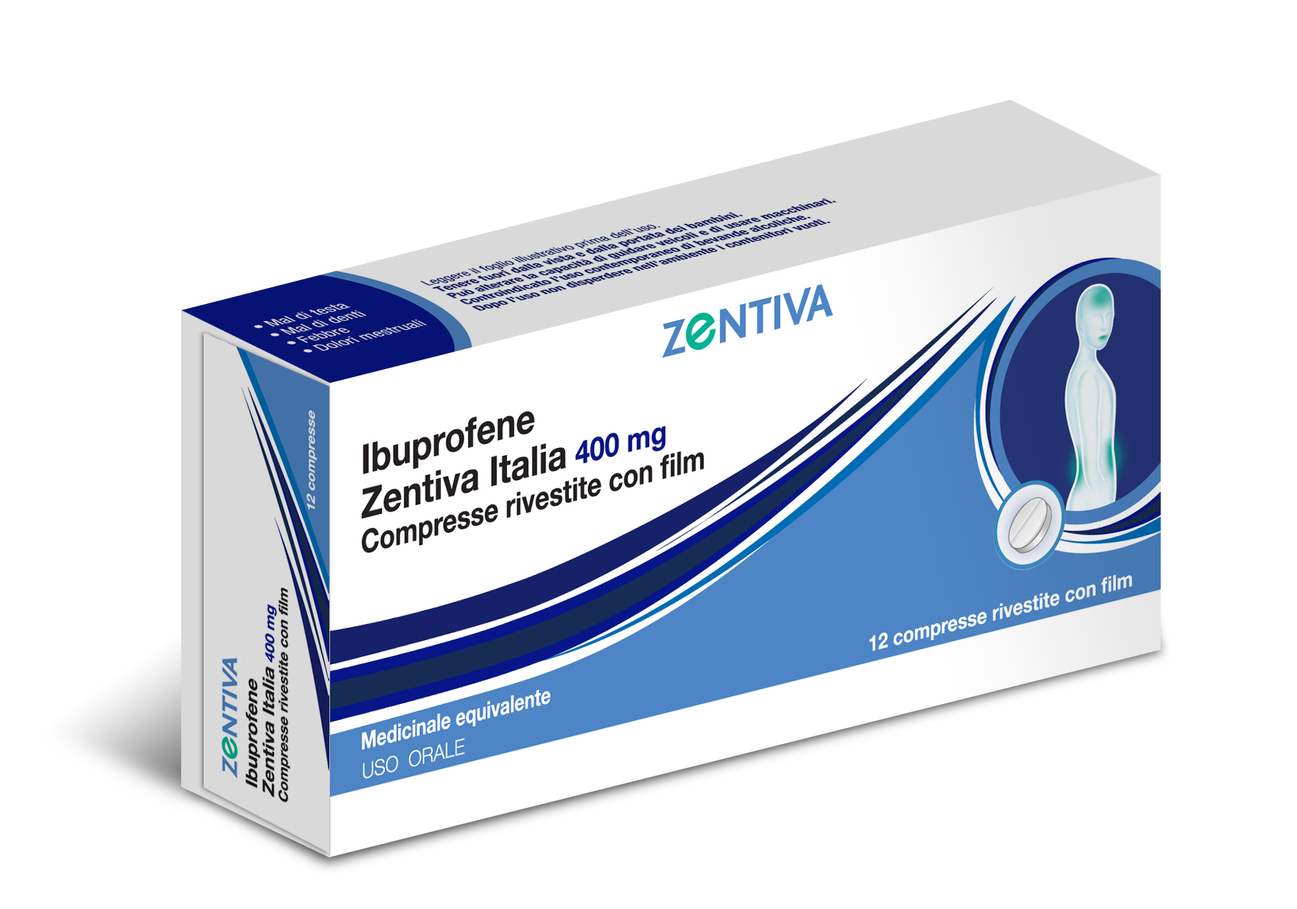 IBUPROFENE ZENT IT*12CPR 400MG - Speedyfarma.it