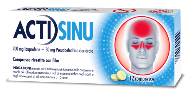 ACTISINU*12CPR 200MG+30MG - Speedyfarma.it