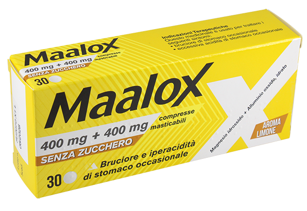 MAALOX*30CPR MAST 400MG+400MG - Speedyfarma.it
