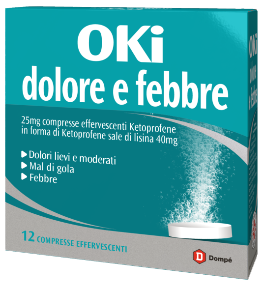 OKI DOLORE E FEBBRE*12CPR EFF - Speedyfarma.it